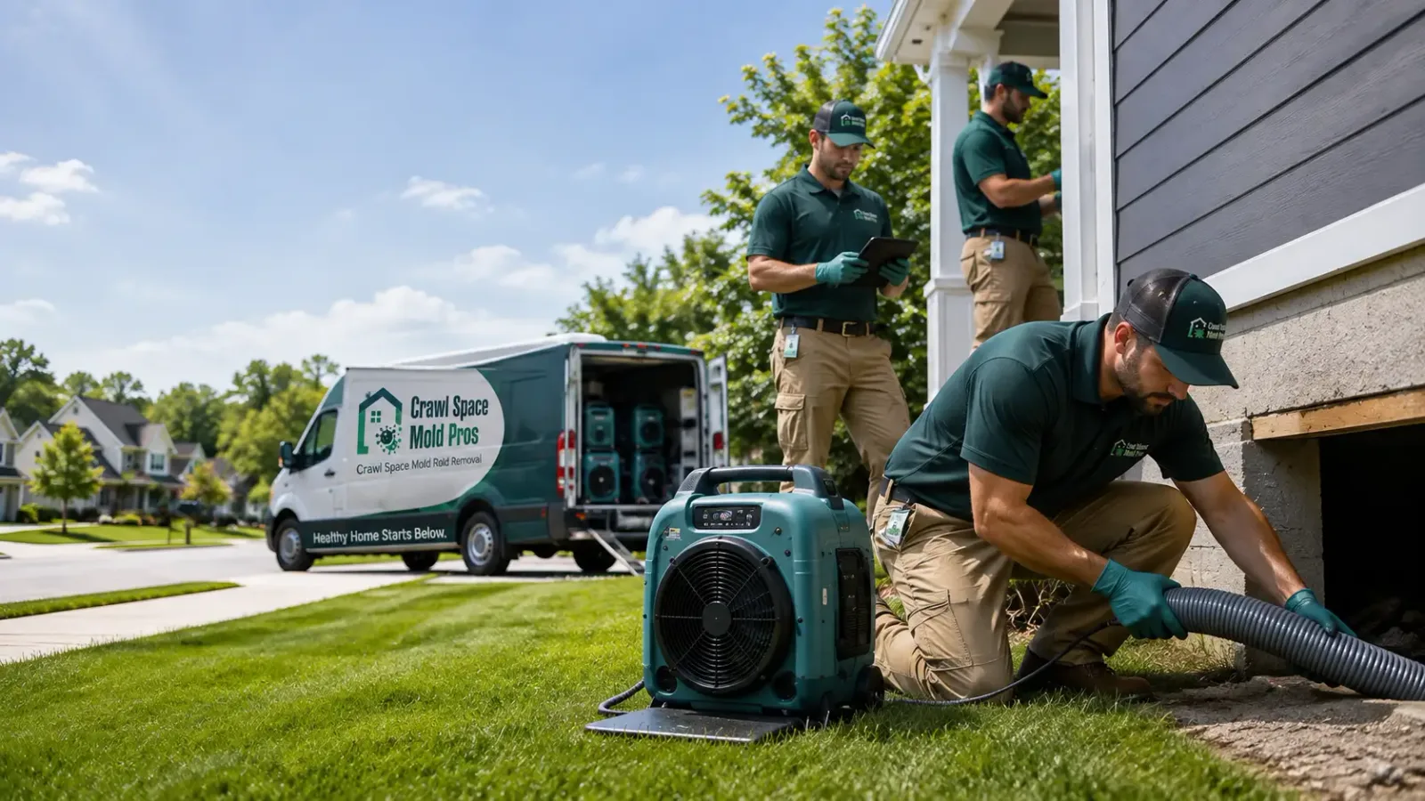 Crawl Space Mold Removal in Kent, IL